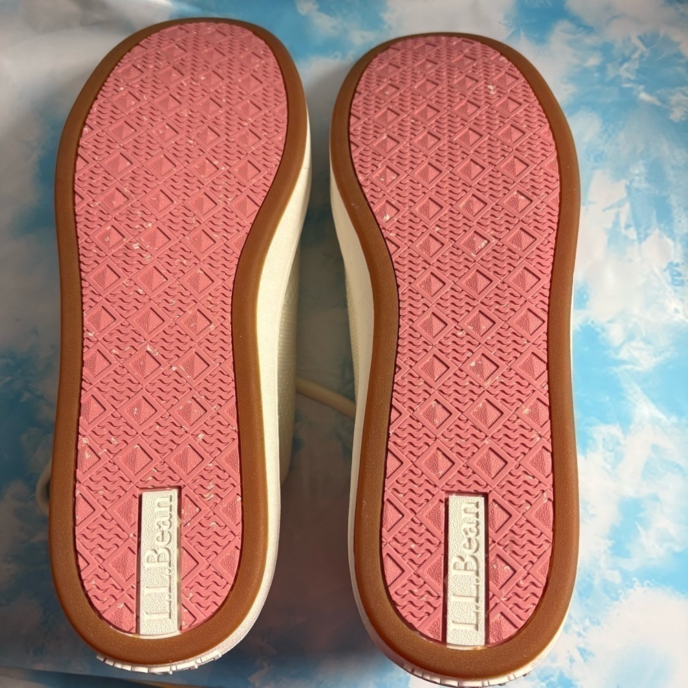 L.L bean Womens Eco Bay Knit Lace up Sneakers size 9 Medium - Picture 6 of 13
